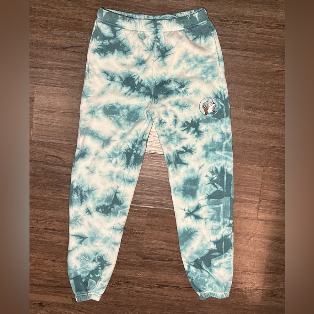 Buc-ee’s Women’s Tie Dye Sweatpants in Blue. Size S